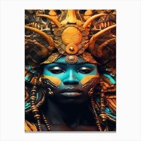 Queen Of It - Egyptian Woman Canvas Print