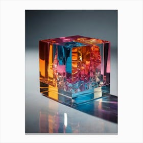 Colorful Cube Canvas Print