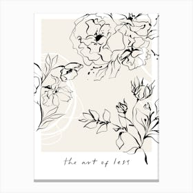 Vie Simple No 65 Canvas Print