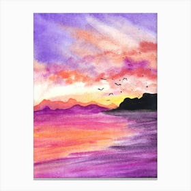 Sunset Painting Canvas Print