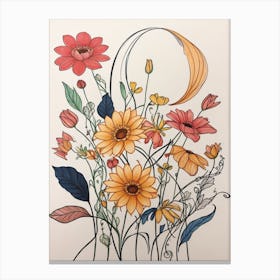 Flowers Charm Canvas Print