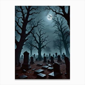 Eyes in the Darkness: Creature of the Woods Canvas Print