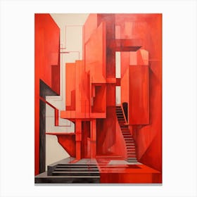 Abstract Geometric Architecture 5 Canvas Print