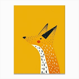 Yellow Coyote 2 Canvas Print