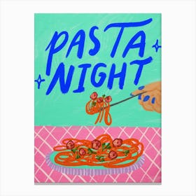 Pasta Night 2 Canvas Print