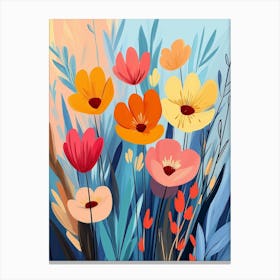 Colorful Flowers Canvas Print