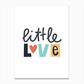 Little Love Neutral Kids Canvas Print