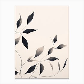 Leaves On A Branch Canvas Print