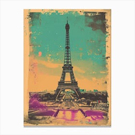 Paris Polaroid Inspired 2 Canvas Print
