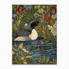 William Morris the Loon Canvas Print