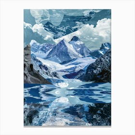 'Alpine Landscape' Canvas Print