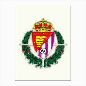 Real Valladolid Cf Painting Canvas Print