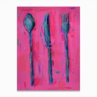 Cutlery Canvas Print