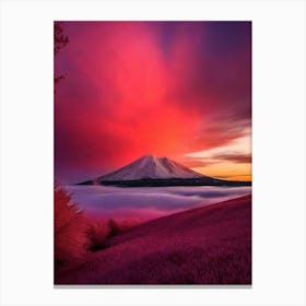 Mt Fuji At Sunset 1 Canvas Print