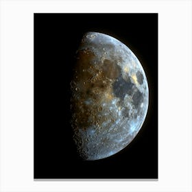 Moon From Space Canvas Print