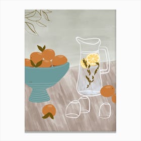 A Bowl of Oranges Canvas Print