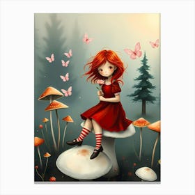 Little Red Riding Hood Canvas Print