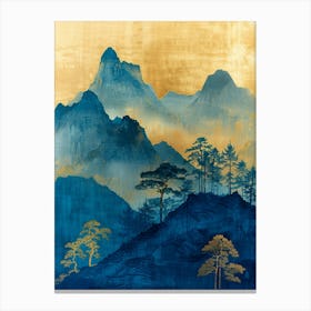 Asian Mountains 5 Canvas Print