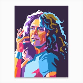 Robert Plant wpap art Canvas Print