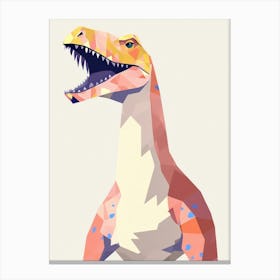 Nursery Dinosaur Art Tyrannosaurus 4 Canvas Print