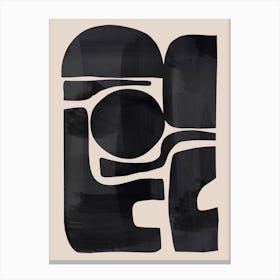 Modern Abstract Minimal Shapes 195 Canvas Print