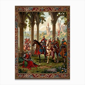 Knights Of The Round Table 3 Canvas Print