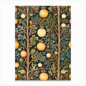 William Morris Oranges On A Tree Canvas Print