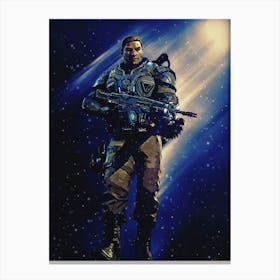 Light Of Heroes ― Marcus Fenix Gears Of War Canvas Print