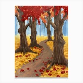 Autumn Path 9 Canvas Print