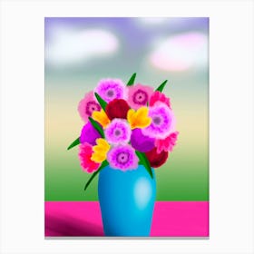 Vase Of Flowers Canvas Print