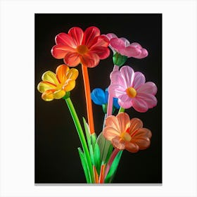 Bright Inflatable Flowers Gaillardia 2 Canvas Print