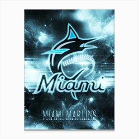 Miami Marlins 1 Canvas Print