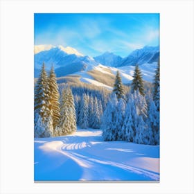 Winter Landscape Canvas Print