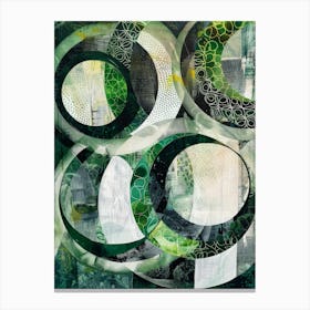 Abstract Circles 91 Canvas Print