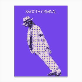 Smooth Criminal Michael Jackson Canvas Print