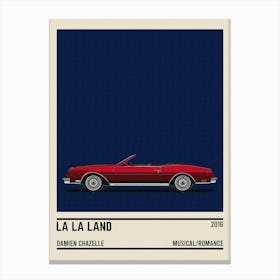La La Land Car Canvas Print