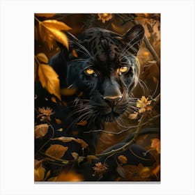 Black Panther 8 Canvas Print