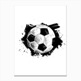 Abstract Football Canvas Print