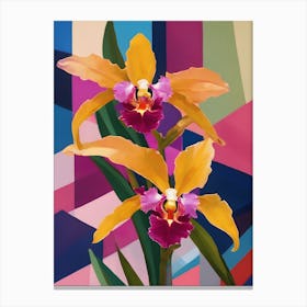 Odontoglossum Orchids Abstract 1 Canvas Print