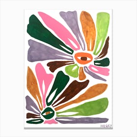 Flower Eye Canvas Print