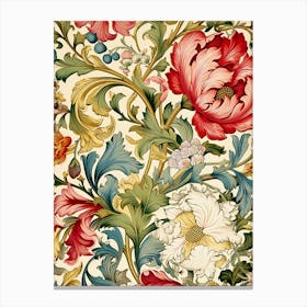 Floral Wallpaper 221 Canvas Print