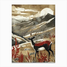 Deer Ii Canvas Print Canvas Print