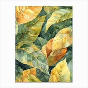 Tropical Leaves 49 Canvas Print