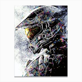 Halo chief 1 Canvas Print
