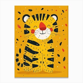 Yellow Bengal Tiger 5 Canvas Print