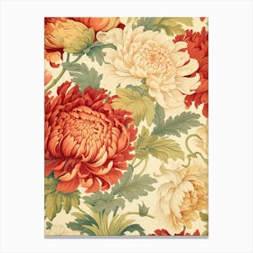 Chrysanthemums 7 Canvas Print