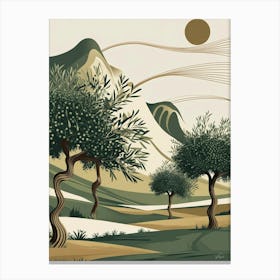 Olive Grove 2 30x40in Toile