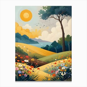 Landscape Painting 3 Canvas Print