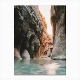 The Narrows Hiking Trail Canvas Print