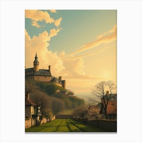 Castle On A Hill 1 Canvas Print